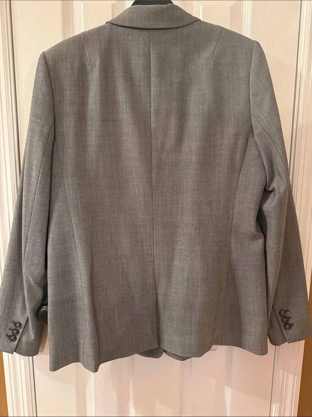 Banana Republic Women’s Gray Single-Button Tailored Blazer